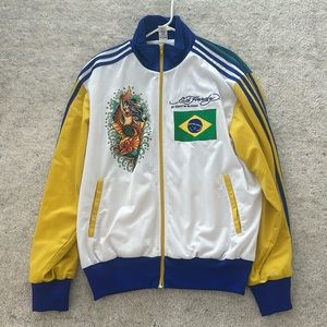 World Cup Brazillian Ed Hardy Zip Up